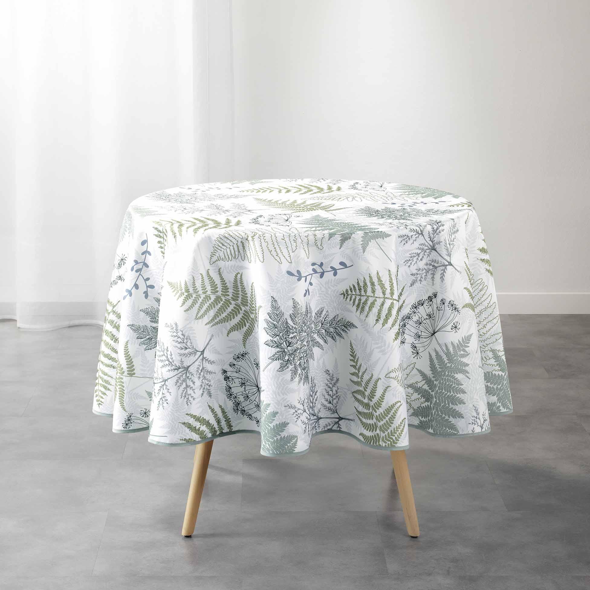 NAPPE RON 180CM IMPRIME MELISANDRE
