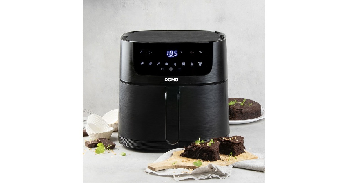 DomoDeli-fryer DO539FR heteluchtfriteuse  (Zwart, 1.5 kg | 6 liter)