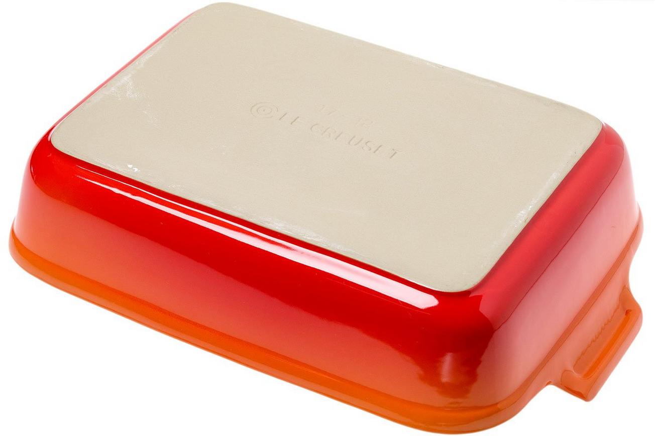 Le Creuset ovenschaal rechthoekig 4L, 32 cm, oranje-rood