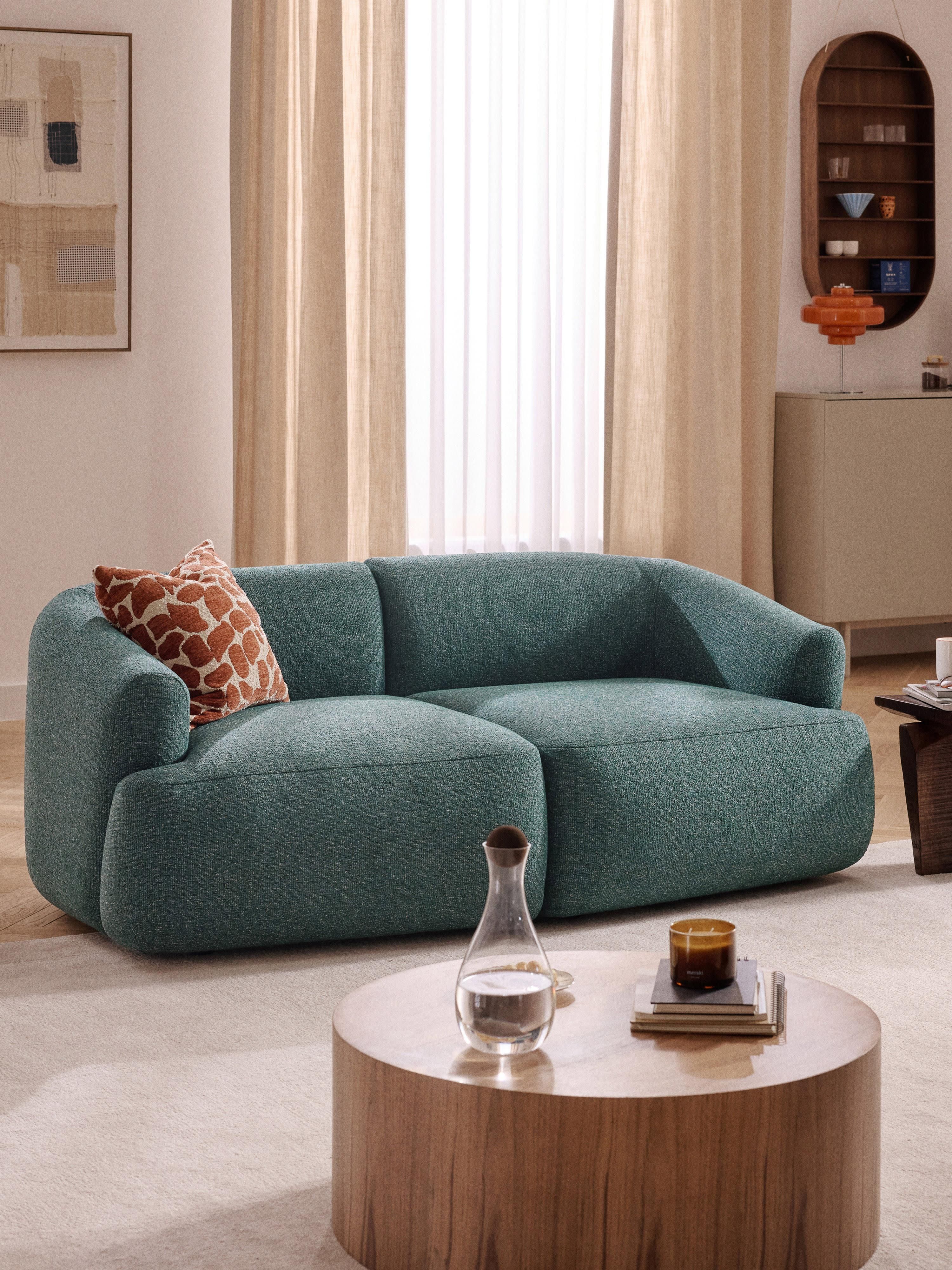 Bouclé hoekmodule Sofia