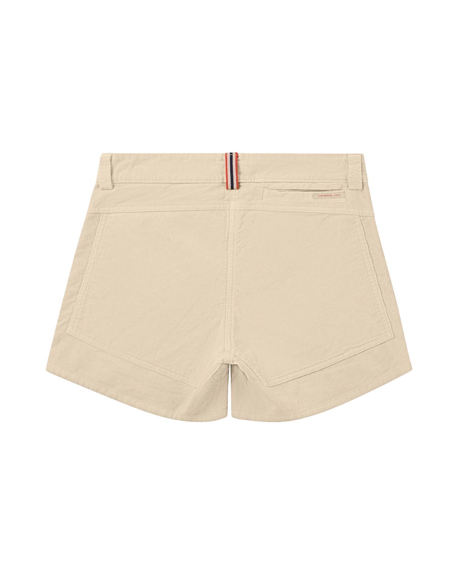 Amundsen 5Incher Cord G. Dyed Shorts Womens Warm Sand