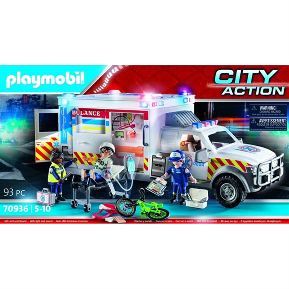 Køb Playmobil® City Action - Redningskøretøj: Amerikansk Ambulance