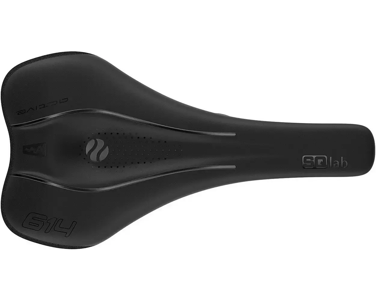 SQlab 614 Ergowave Active 2.1 S-Tube Fietszadel Zwart