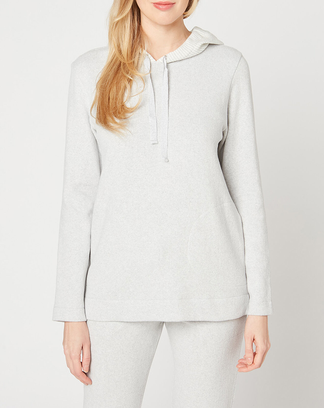 Le Chat Sweat Sweethome blanc/gris chiné