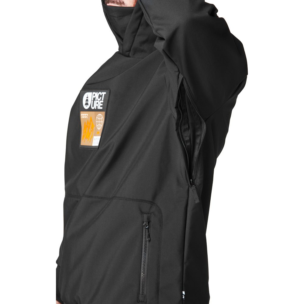 Picture Parker Softshell Hoody Herren schwarz