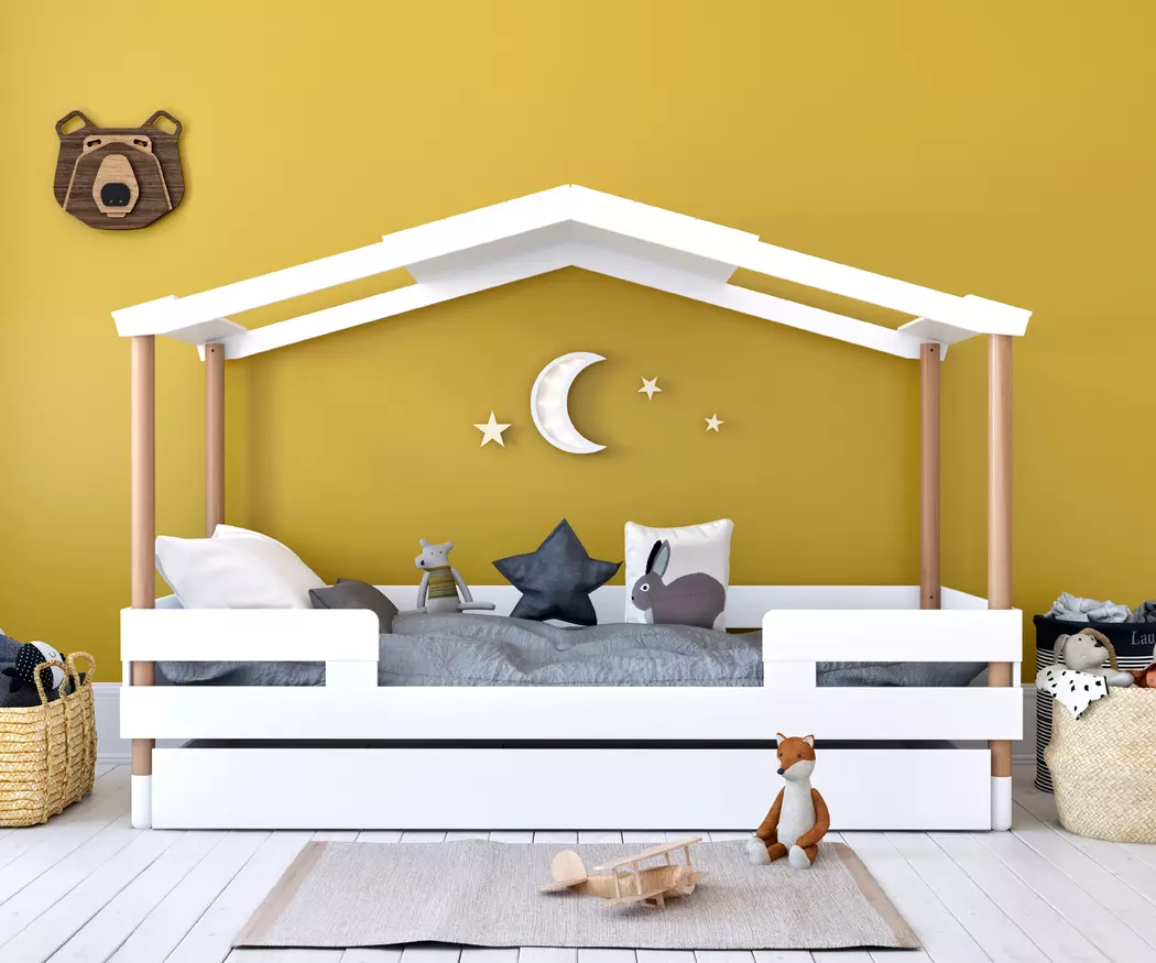 Bett Piloti Montessori mit Schub