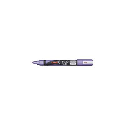 UNI CHALK - Marqueur craie - pointe moyenne conique - violet métallique