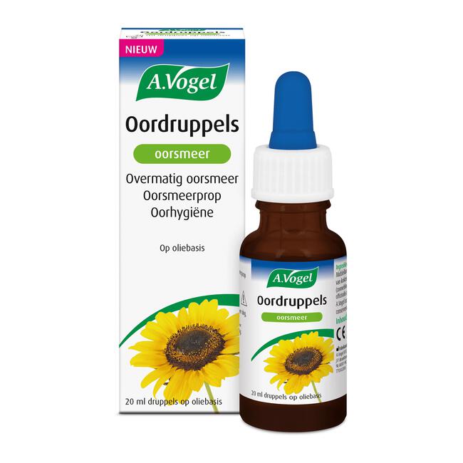 A.Vogel Oordruppels Oorsmeer Reinigt de Gehoorgang Druppels 20 ML