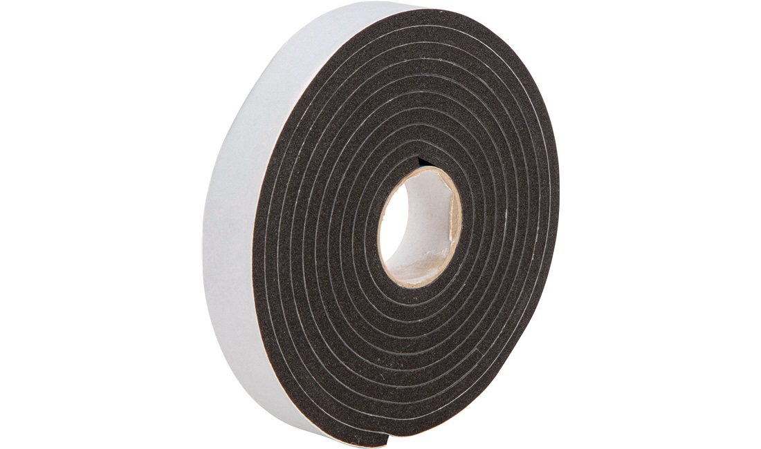 PSP vinyl foam tape m/klæb 25x6mmx3mtr