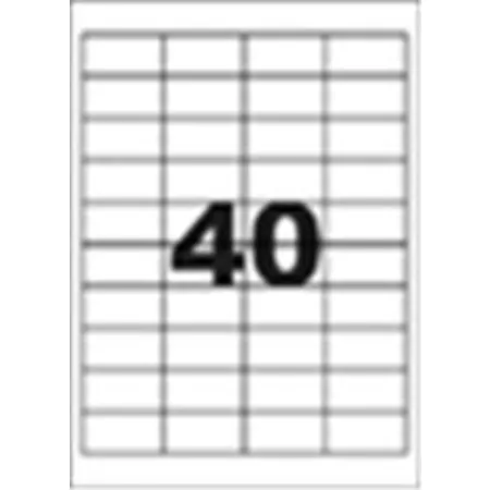 Multicom Pak Label weiß, 48,5 x 25,5, 100 Blatt