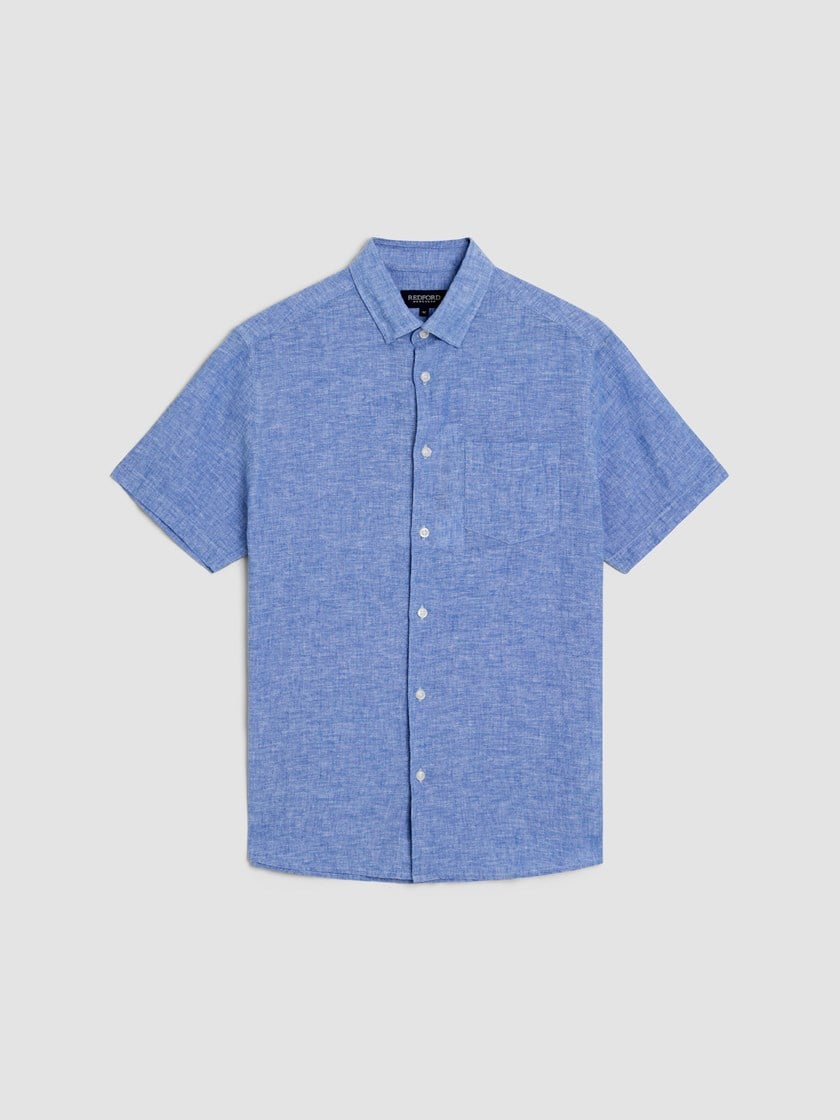 Elia skjorte Chambray Blue