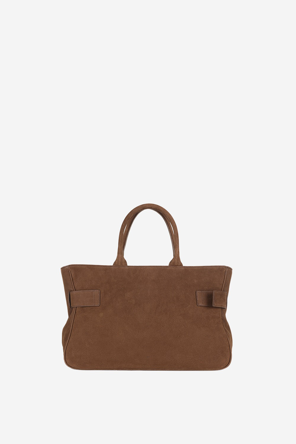 Tote brocle leather shoulder bag