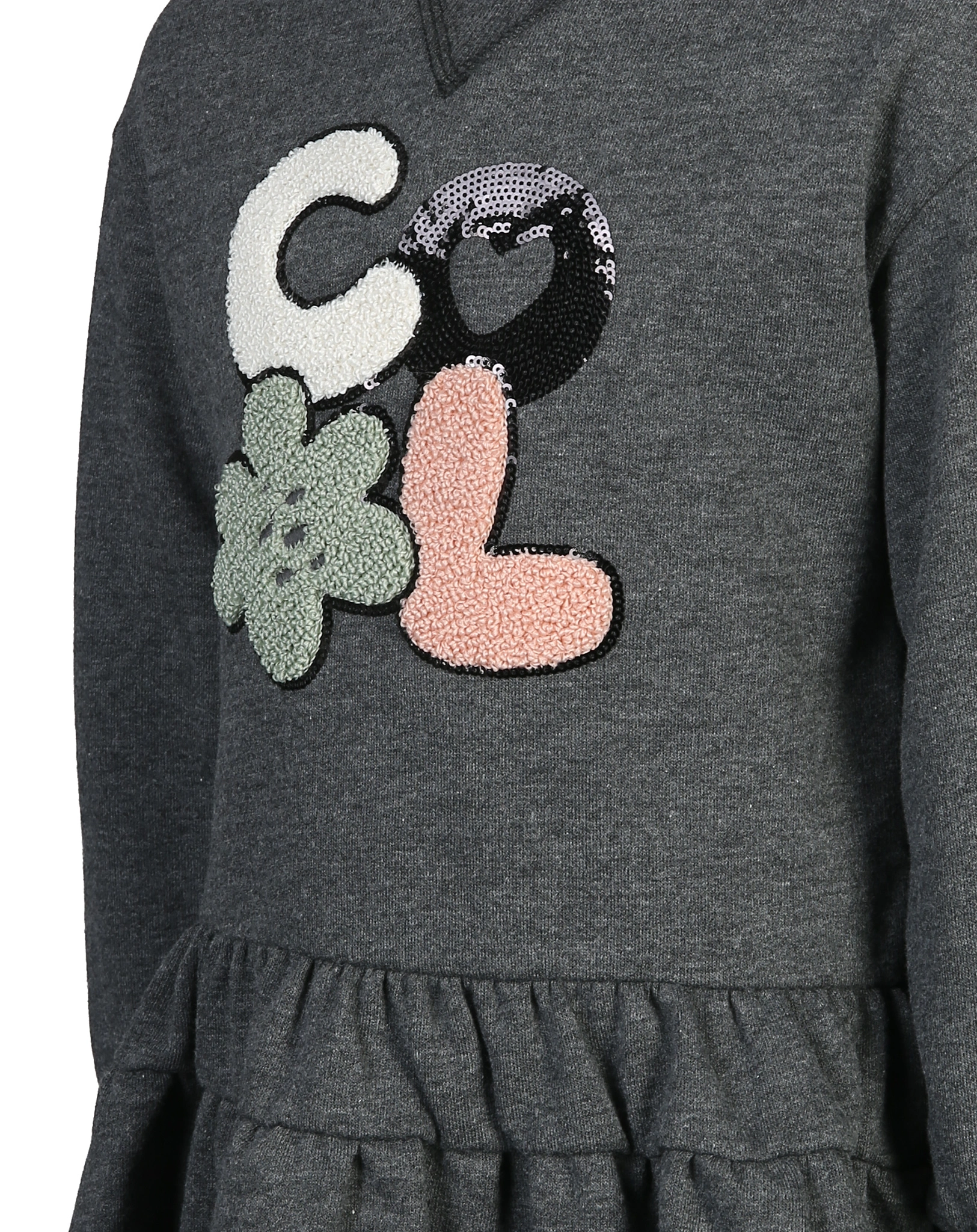 Sweatkleid COOL in grau