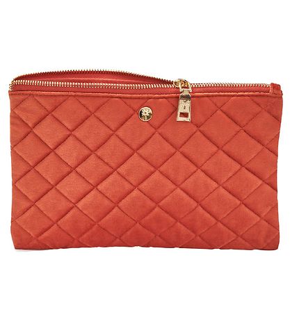 Fan Palm Kulturbeutel - Quilted Velours - Apricot