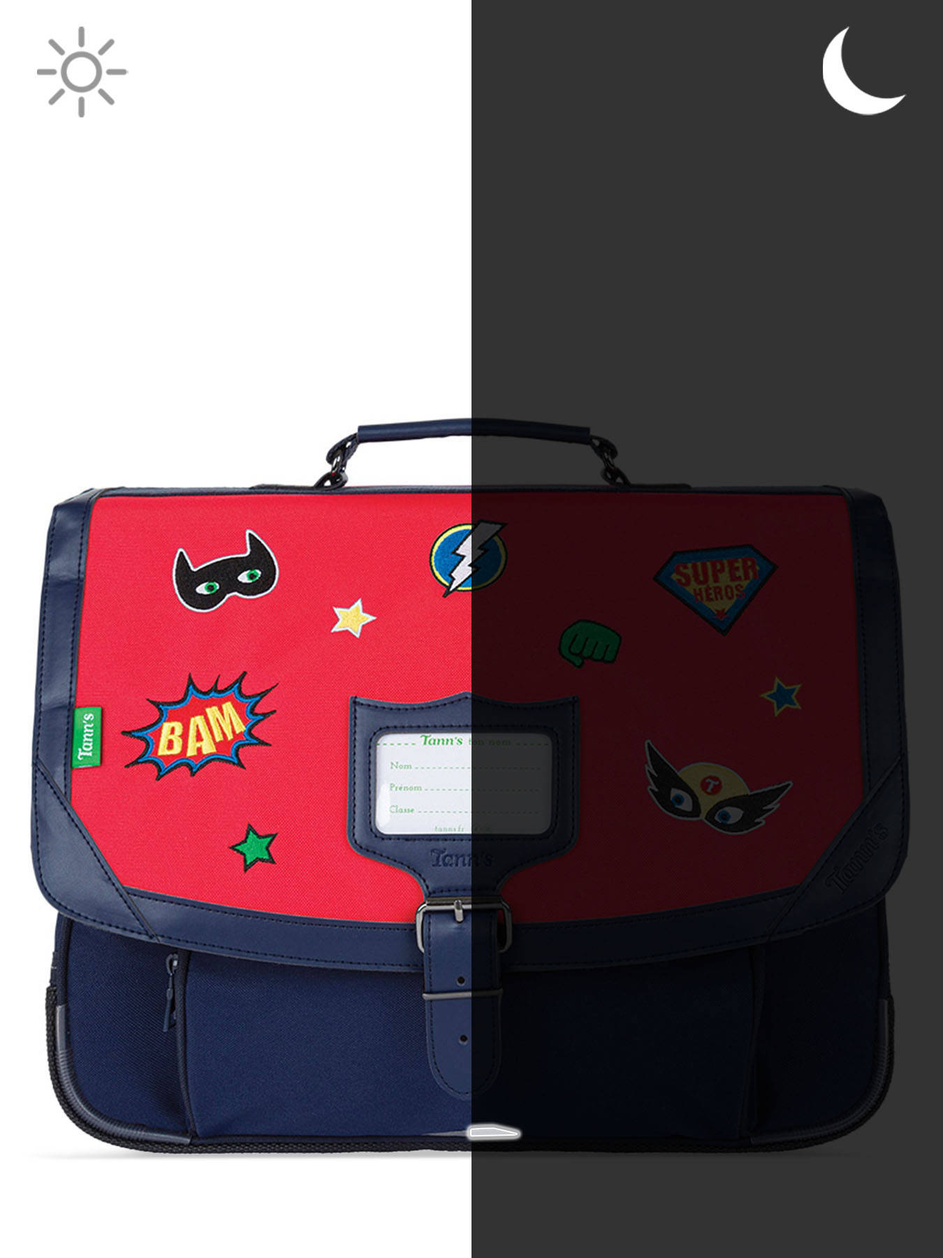 Cartable 2 compartiments TANN'S