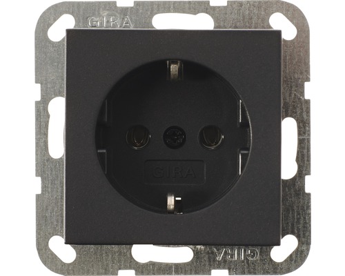 Gira 4188 28 stopcontact E2/Event antraciet