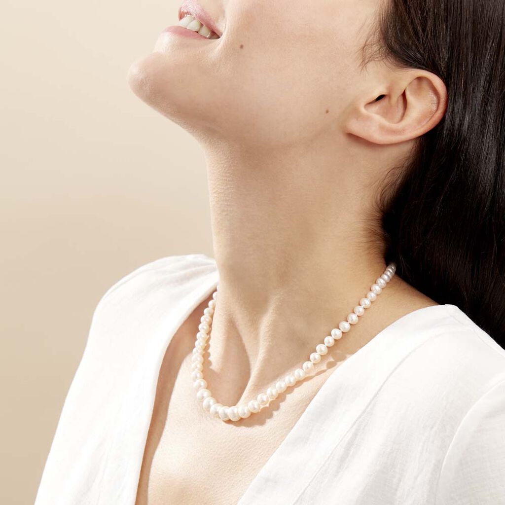 Collier Danilo Baroque Or Jaune Perle De Culture