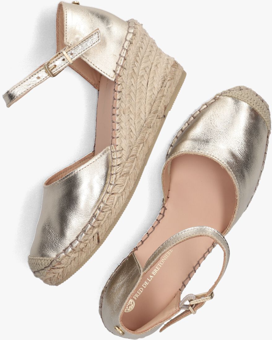 FRED DE LA BRETONIERE gouden fred de la bretoniere espadrilles 153010286