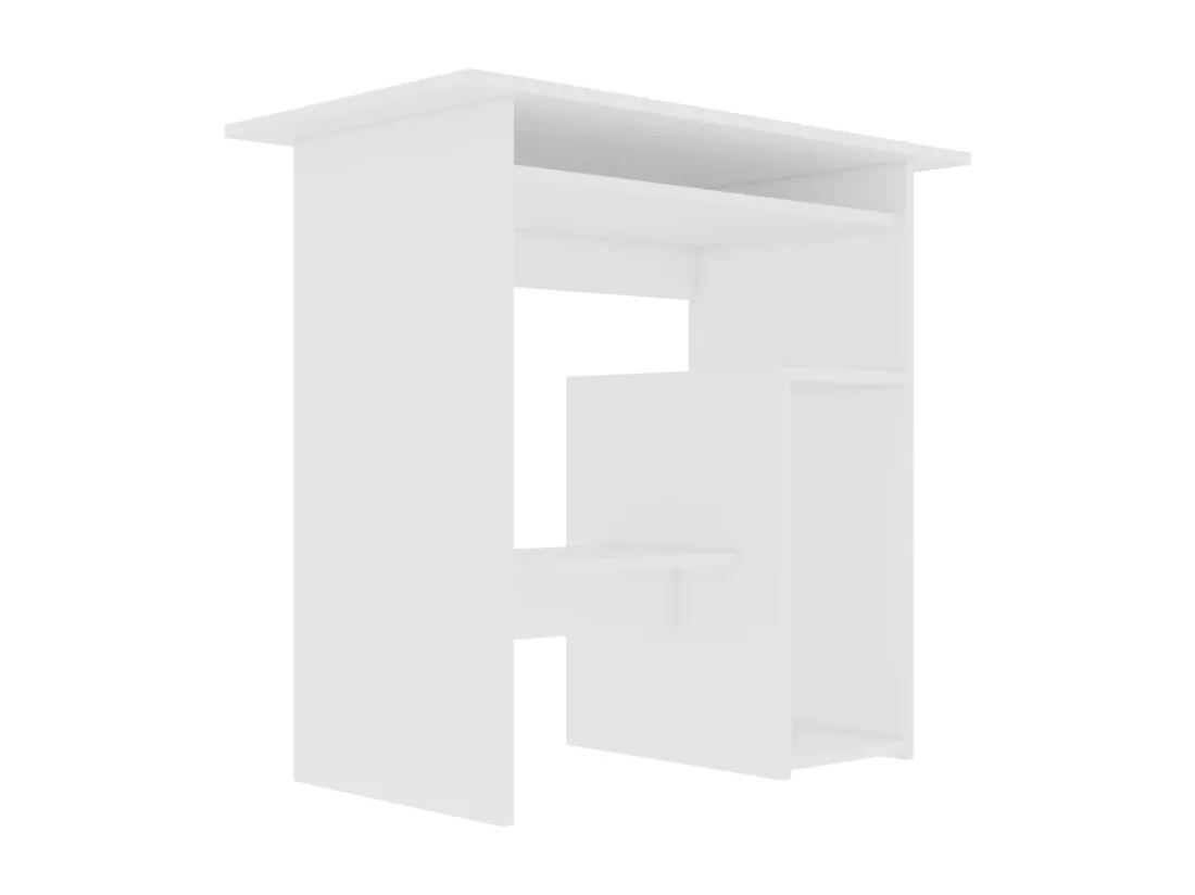 Bureau Blanc 80 x 45 x 74 cm Aggloméré