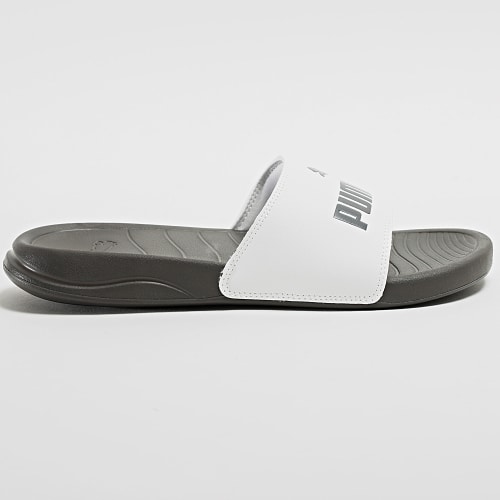 Claquettes Popcat 20 372279 Puma White Dark Coal