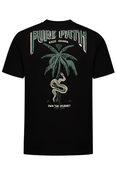 Pure Path zwarte heren t-shirt