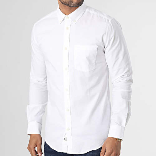 Chemise Manches Longues Neil Oxford Blanc