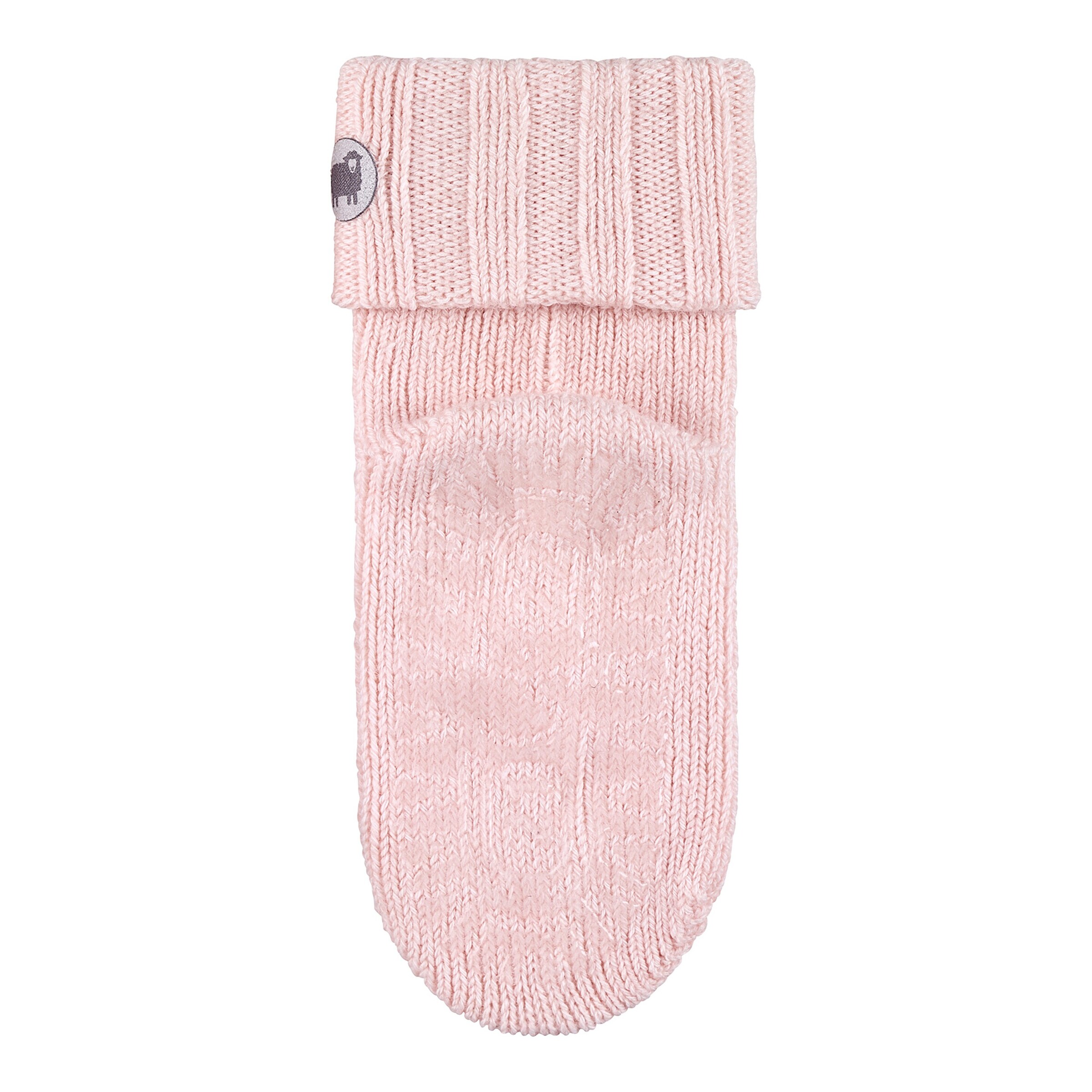 Sterntaler Woll-ABS-Socken Fliesen Flitzer rosa