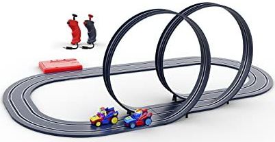 Superthings - Slots Racebaan - Inclusief 2 Auto's en 2 Figuren - 3,20 Meter