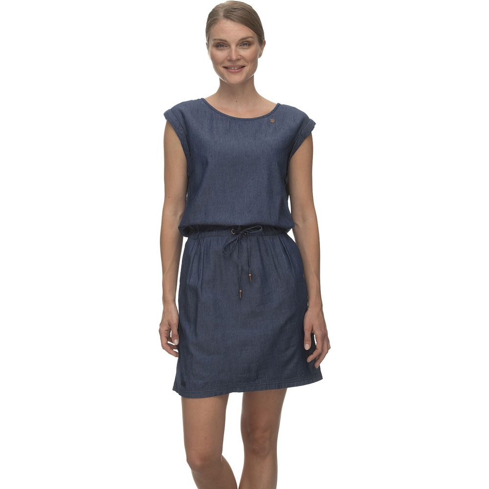 ragwear Mascarpone Denim Kleid Damen denim blue