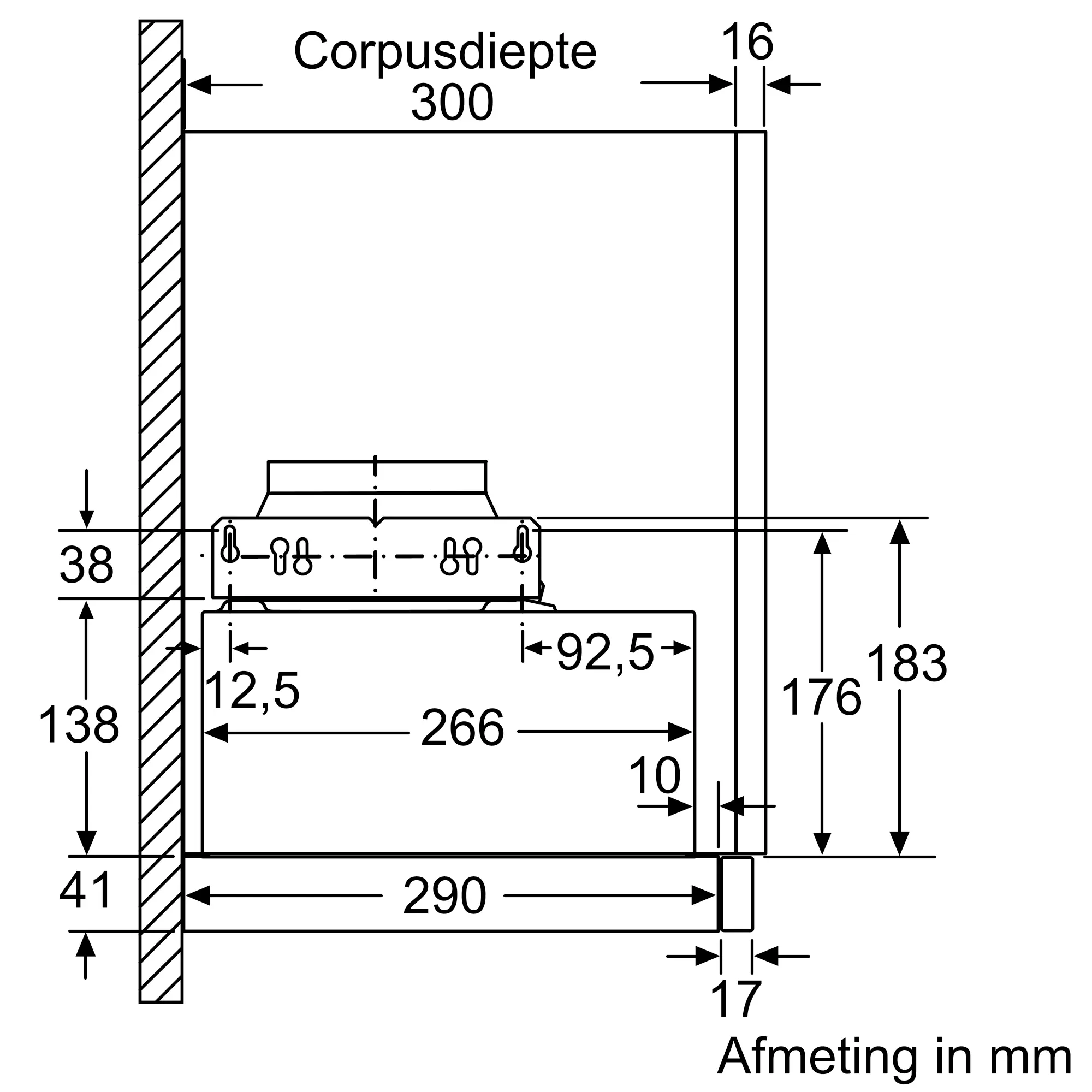 Serie 4 Vlakscherm afzuigkappen 60 cm Zilver metallic