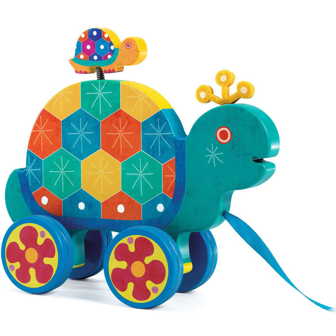 Djeco trekfiguur schildpad gaspard