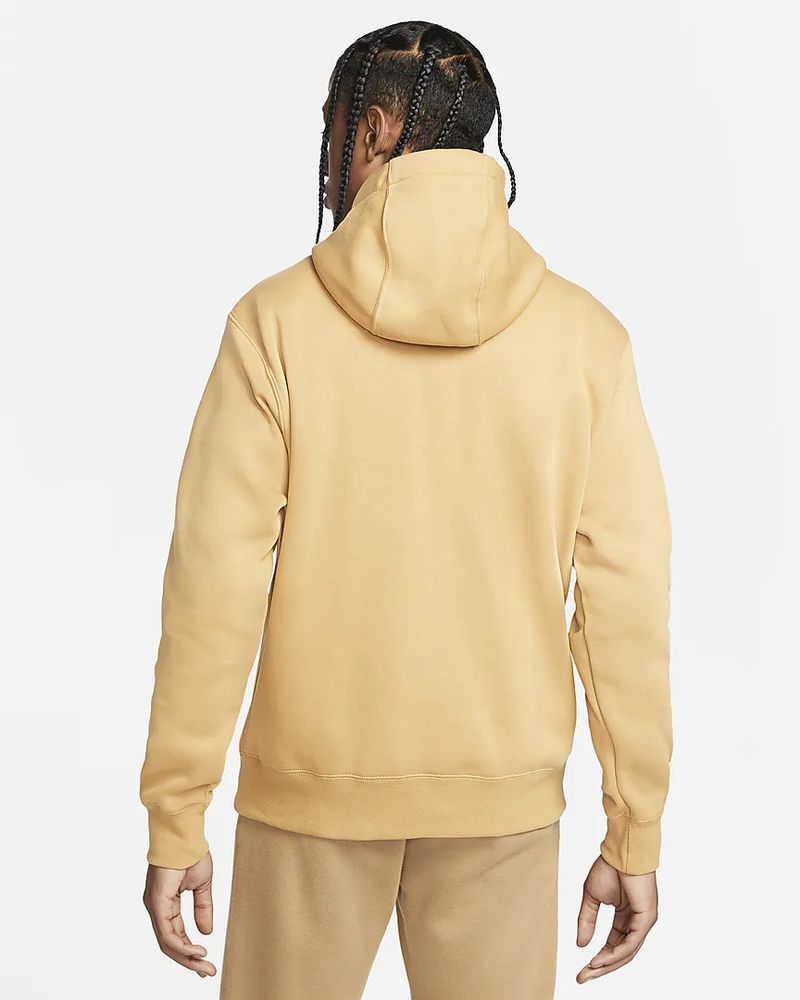 Sweat à capuche Nike Sportswear Club Fleece Jaune Or pour homme
