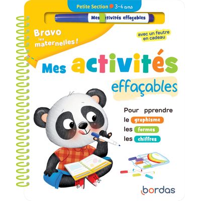 Bravo les maternelles - Mes activités effaçables - Petite section