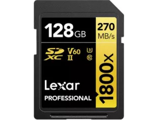 LEXAR - Carte mémoire 128 Go Professional 1800x SDXC 128 Go
