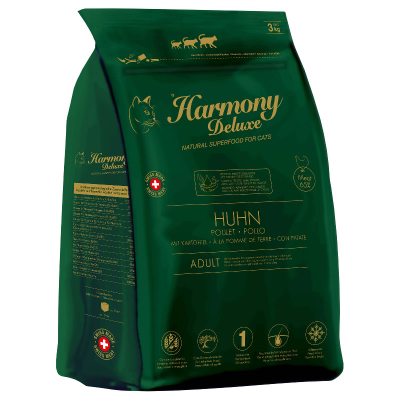 Harmony Cat Deluxe Halbfeuchtes Katzenfutter Adult Huhn