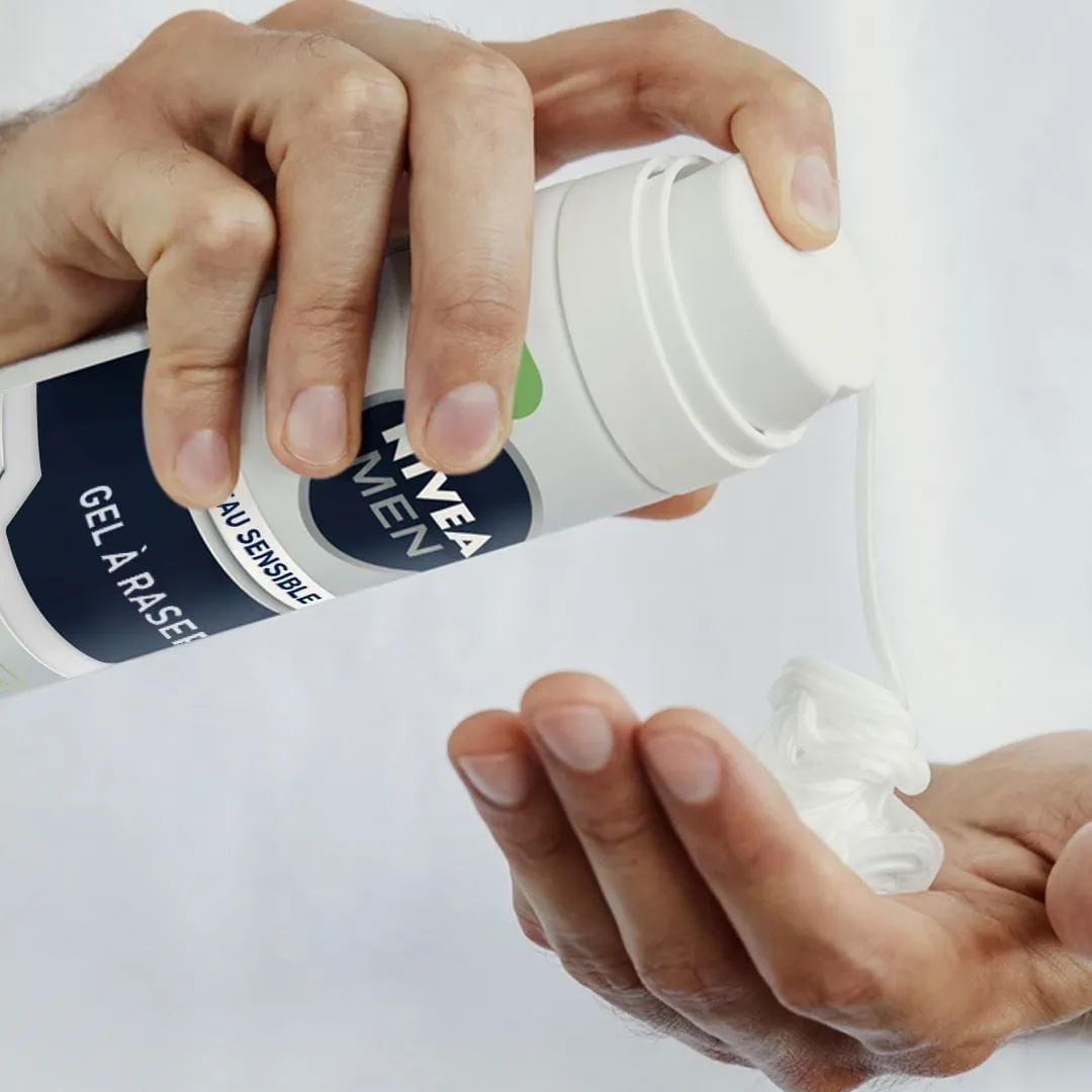 GEL À RASER HOMME PEAU SENSIBLE