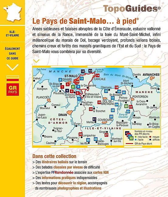 FFRP - P351 LE PAYS DE SAINT MALO A PIED FFRP