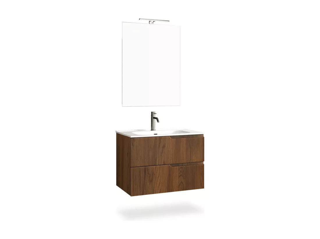 Ensemble salle de bain 4 pièces VENERE Chêne