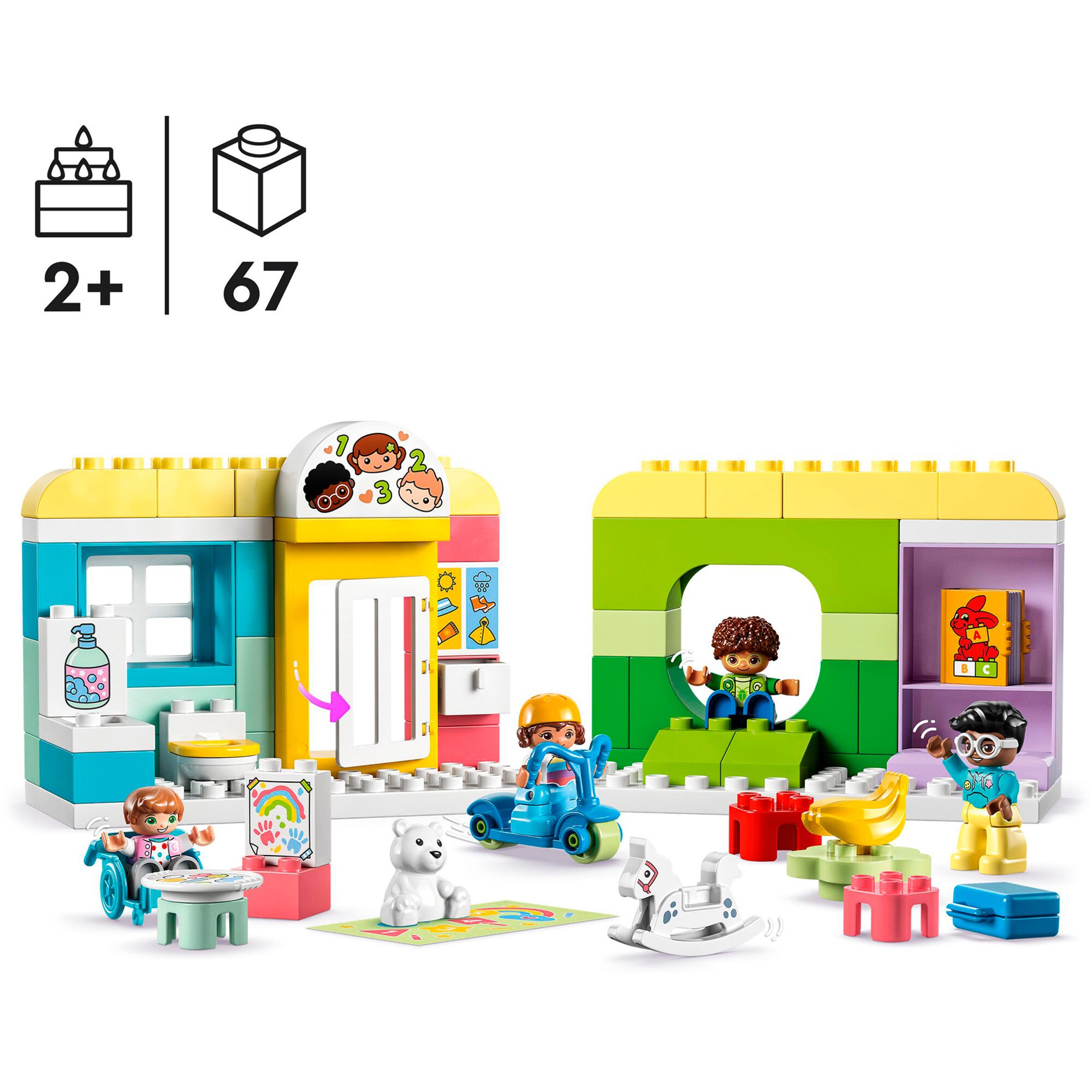 LEGO Konstruktionsspielzeug DUPLO Spielspaß in der Kita