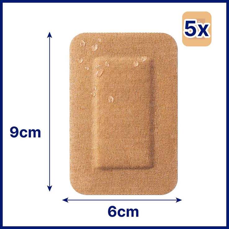 Hansaplast FLEXIBLE Wundverband 6x9 cm Strips, 5 St