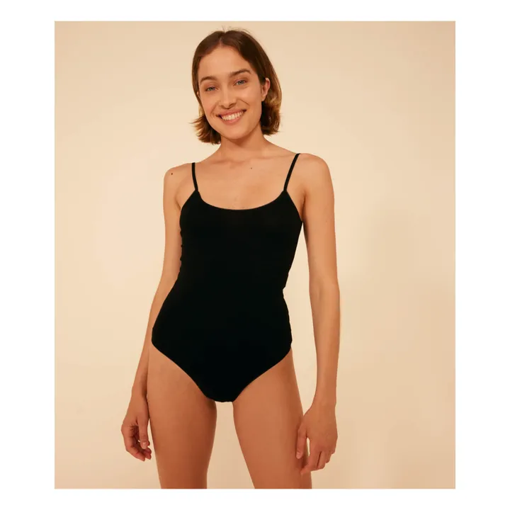 Petit Bateau Body Bretelles - Collection Femme | Noir