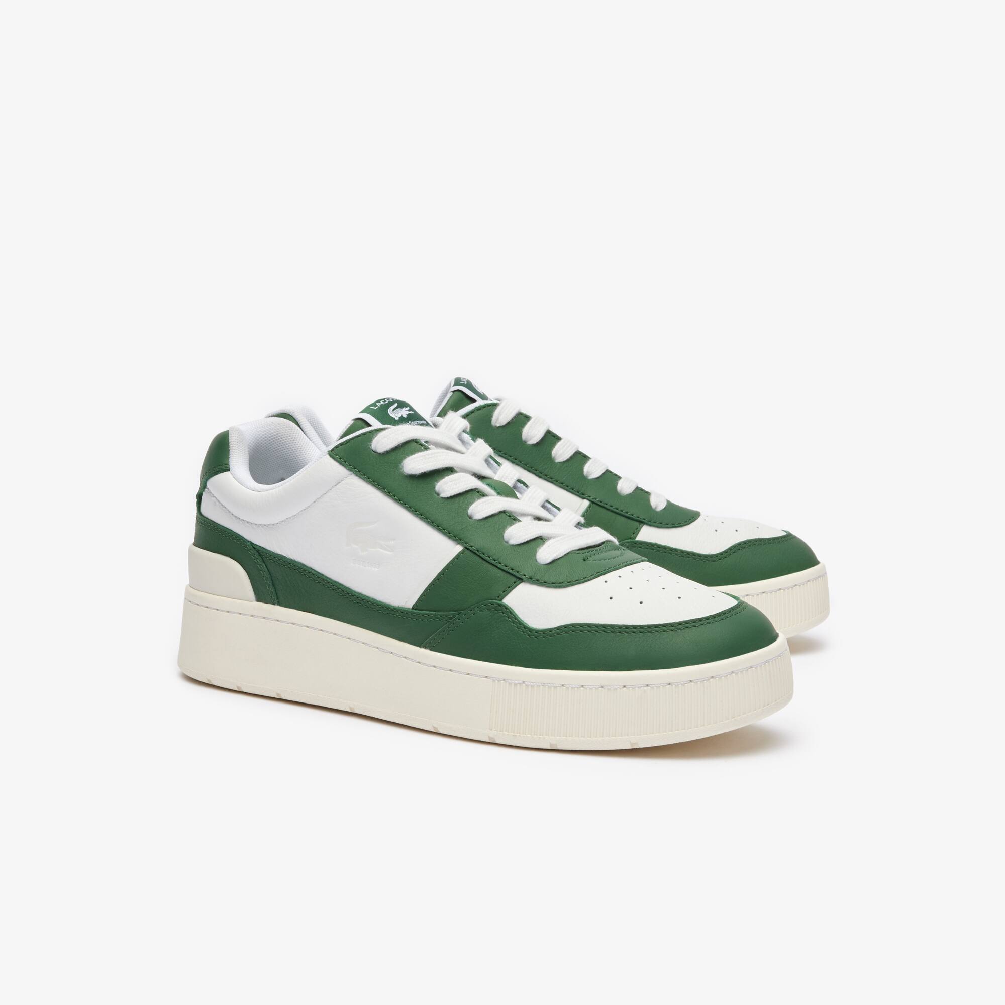 Sneakers Aceclip Premium homme en cuir contrasté Sneakers - Vert - Lacoste - Homme