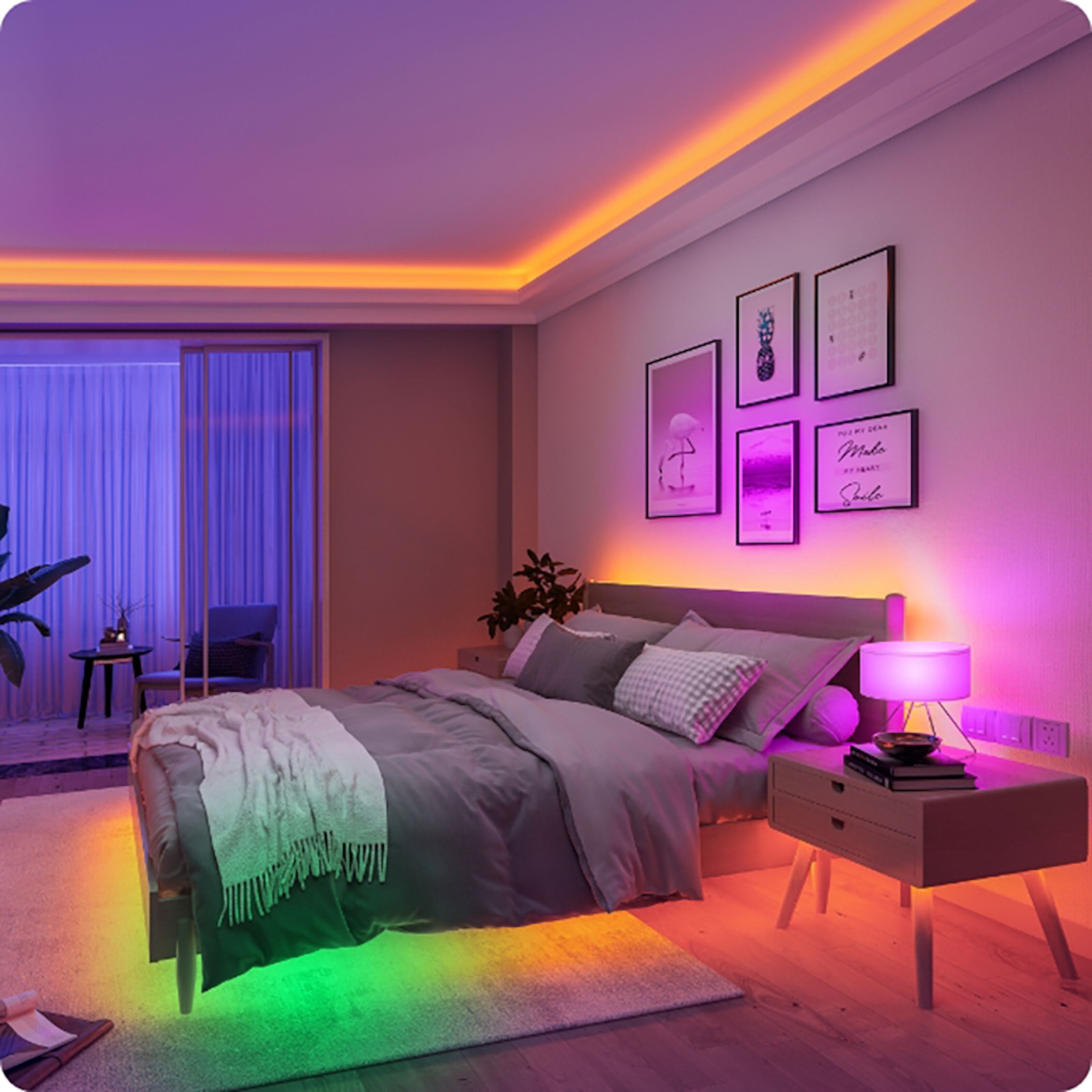 Govee RGBIC LED-list med wifi og Bluetooth 5 m
