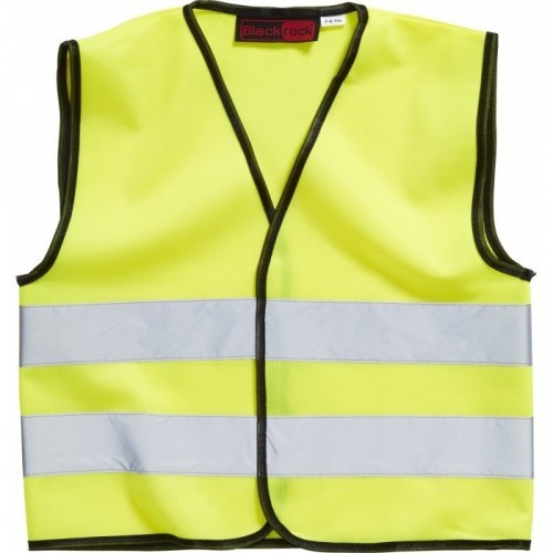 Colete infantil de alta visibilidade, amarelo