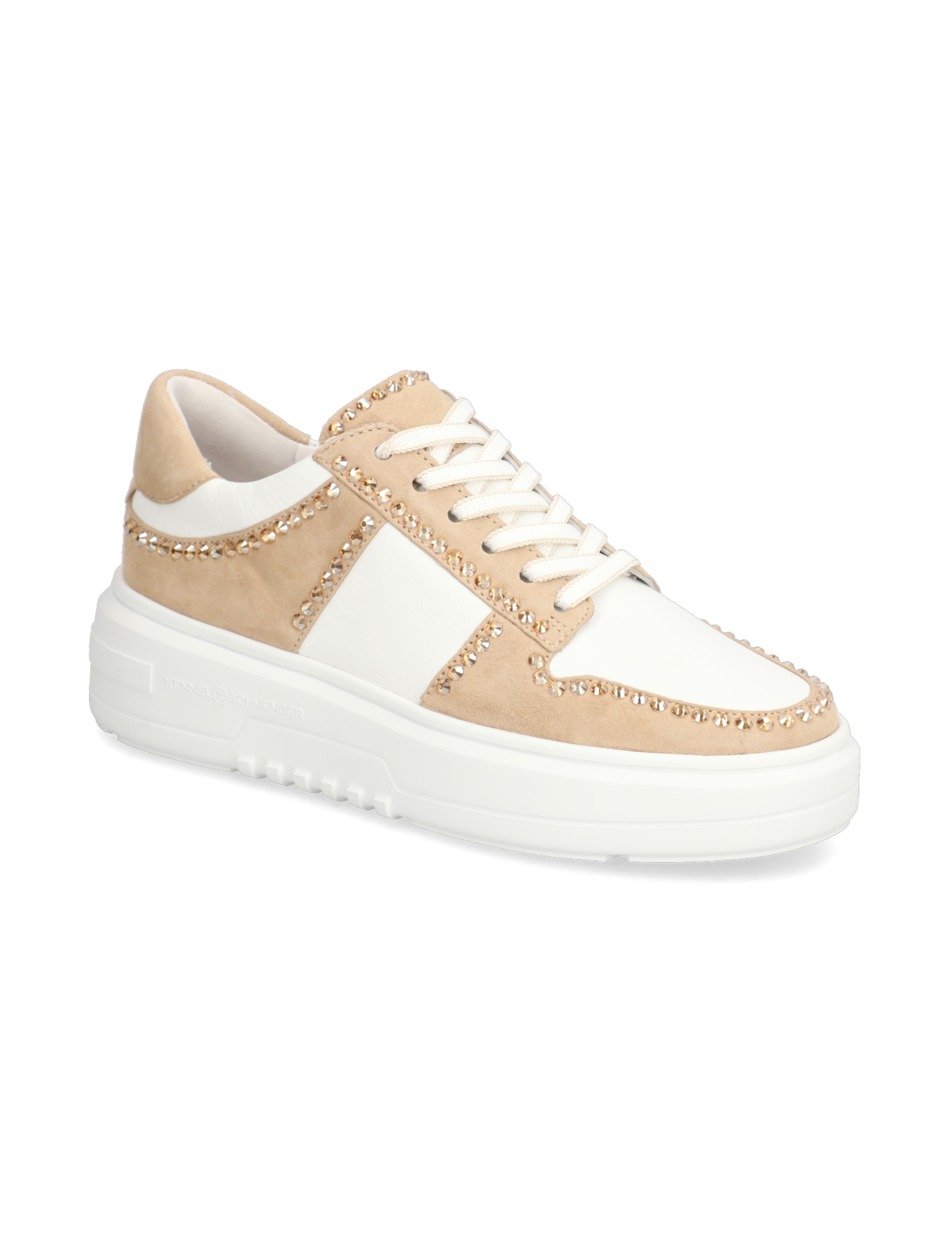 Lederkombination Sneaker