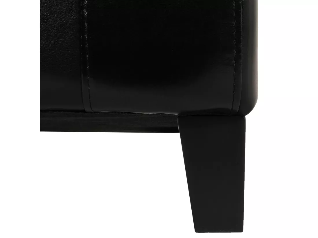 Pouf Aversa, noir