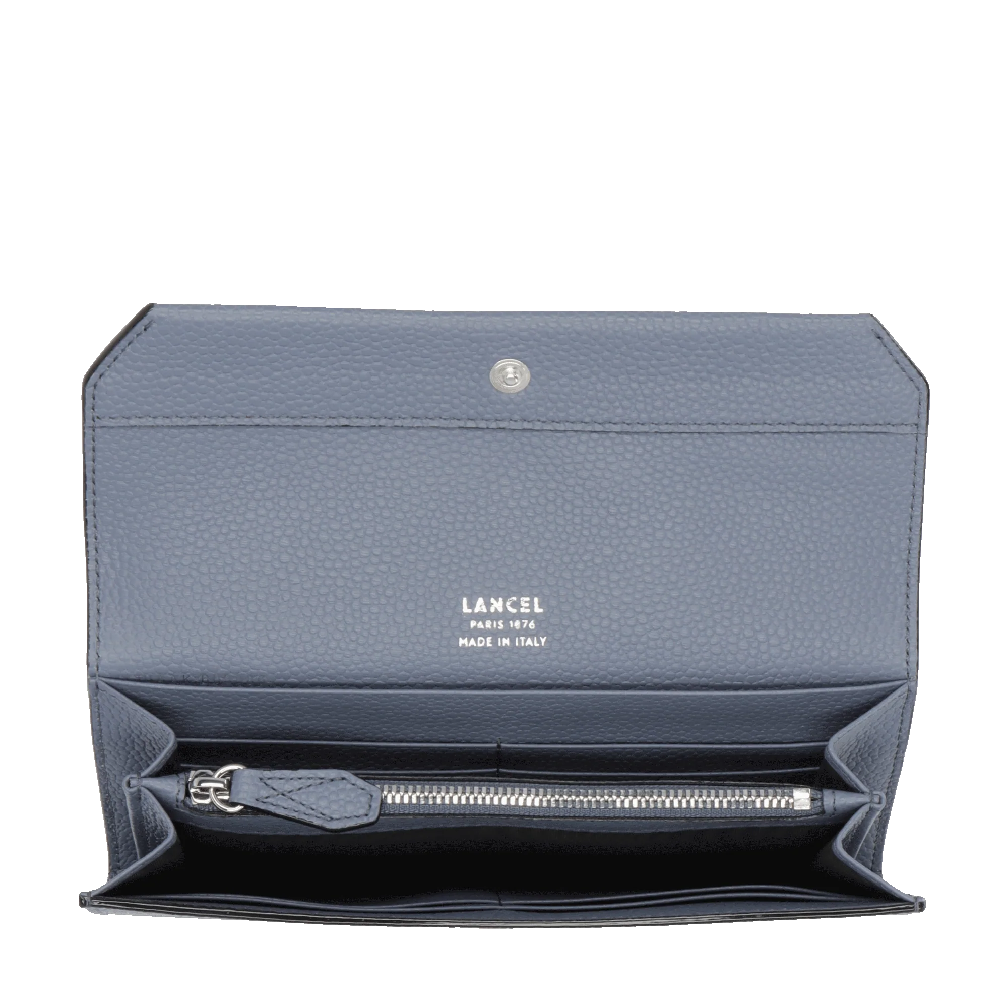 Portefeuille slim rabat Ninon de Lancel-Ciment