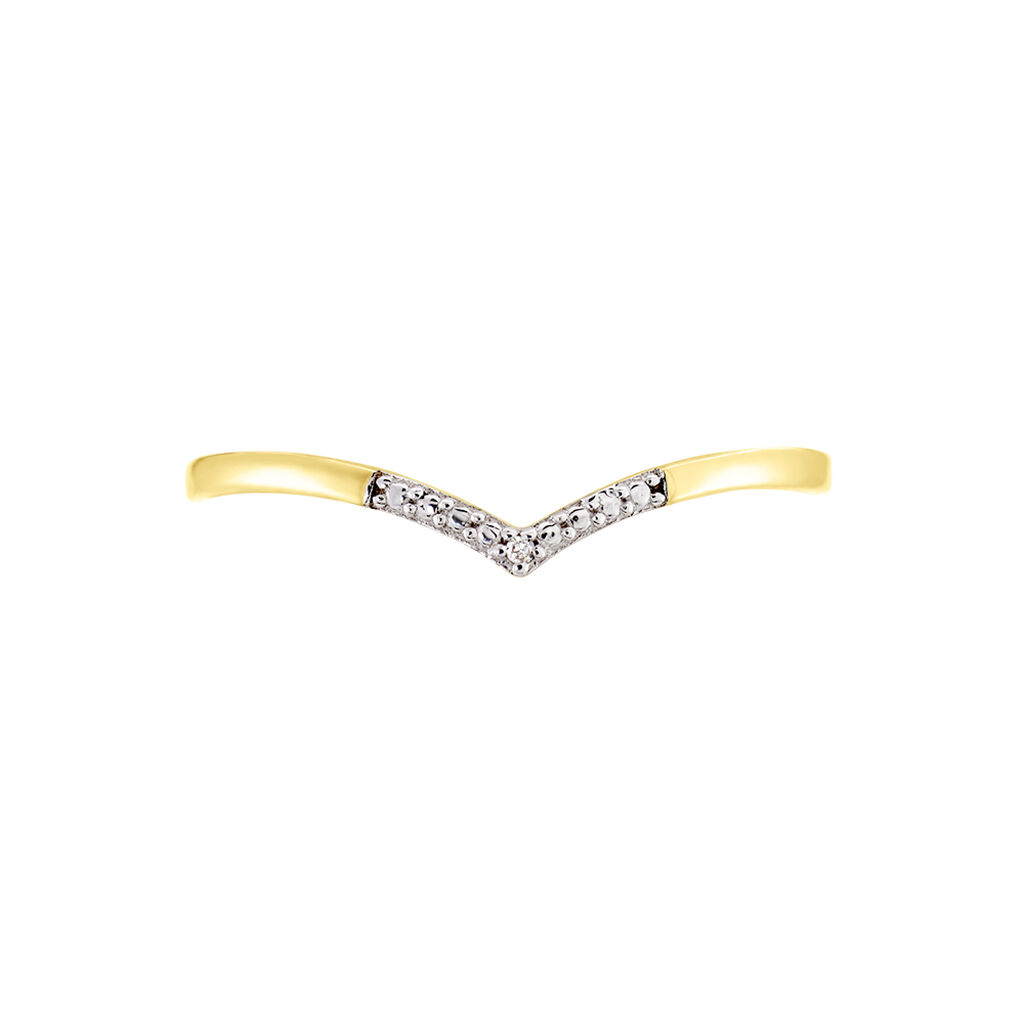 Bague Or Jaune Kaitlynn Diamant