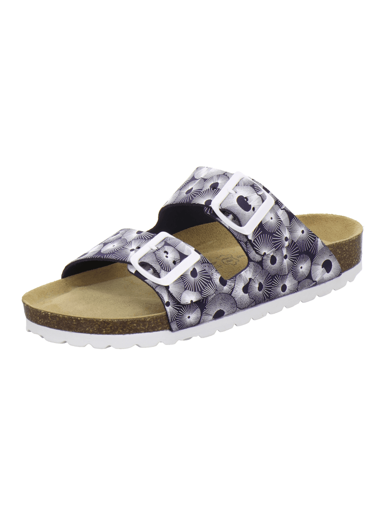 Pantoletten Damen Zweischnaller navy-marga