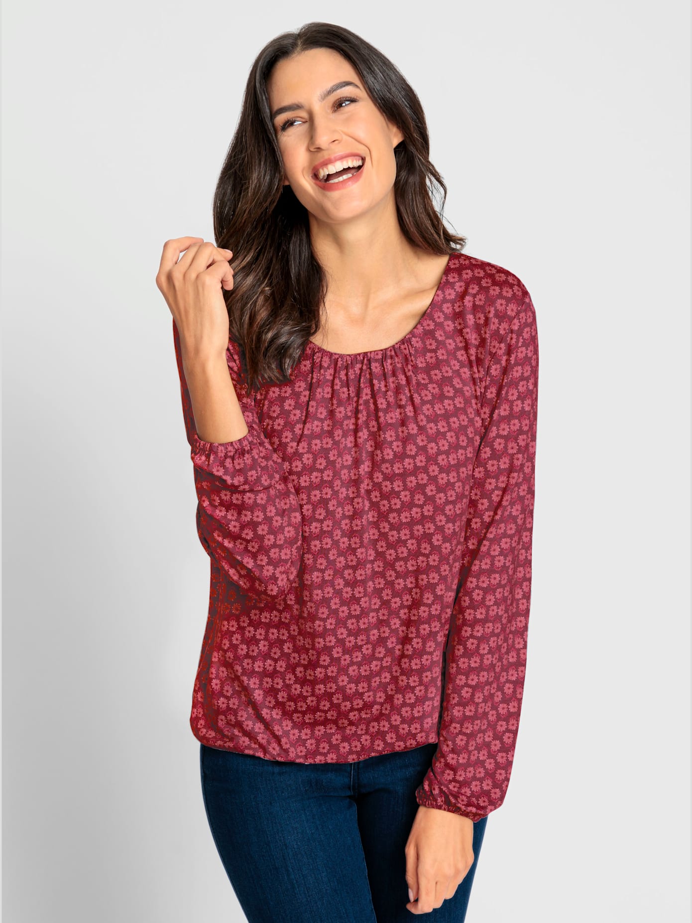 T-shirt imprimé viscose